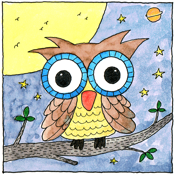 星降る夜にフクロウは見ていた！